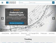 Tablet Screenshot of loc.gov